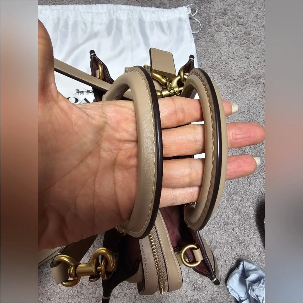 Rare taupe Coach rogue 25 - Picture 7 of 10